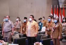 Gubernur Arinal, Ikuti Penyerahan Sertifikat Tanah untuk Rakyat secara Nasional oleh Presiden Joko Widodo