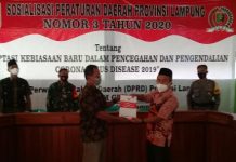 Mingrum Gumay Gelar Sosper, Minta Masyarakat Terapkan ProKes