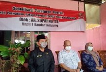 Suparno Minta Masyarakat Hidup Sehat, Dengan Menerapan Protokol Kesehatan dan Adaptasi Kebiasaan Baru