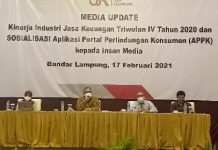 OJK Optimis Industri Jasa Keuangan di Lampung Membaik di Tahun 2021