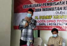 Memperbaiki Pemahaman Yang Salah Tentang Pancasila, Syarif Hidayat Gelar Sosialisasi Pembinaan Ideologi Pancasila