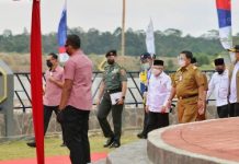 Wapres K.H. Ma’ruf Amin dan Gubernur Arinal Berkeliling Tinjau Bendungan Way Sekampung