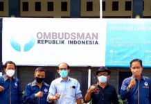 Seno Aji Laporkan Dugaan Maladministrasi BPN Kantah Bandar Lampung Ke Ombudsman