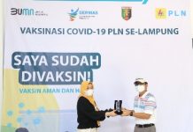 Dinas Kesehatan Provinsi Pastikan Pegawai PLN se-Lampung Terima Vaksin