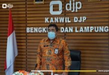 Kanwil DJP Bengkulu Lampung Lampaui Target Triwulan I Tahun 2021