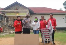 Lesty Putri Utami Kunjungi dan Berikan Bantuan Untuk Polsek Candipuro
