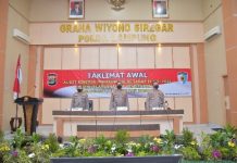 Kapolda Lampung Irjen Hendro Sugiatno Ikuti Taklimat Awal Audit Kinerja Tahun Anggaran 2021 Tahap II