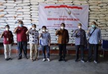 Pemprov Bersinergi Bersama Bulog Divre Lampung Luncurkan Program Bantuan Beras PPKM 2021