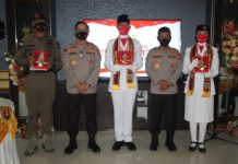 Polda Lampung Terima Kunjungan Paskibraka Tingkat Nasional Asal Lampung