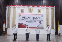 Ketua PMI Provinsi Lampung Lantik Pengurus PMI Kabupaten