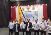 Dendi Ramadhona Kembali Pimpin Karang Taruna Provinsi Lampung