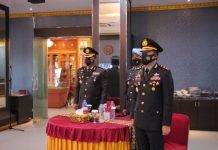 Peringati Hari Kesaktian Pancasila, PJU Polda Lampung Ikuti Upacara Secara Virtual