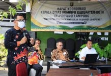 Percepatan Kartu Petani Berjaya Seluruh Kepala Dinas Kominfo Lampung Rapat Koordinasi