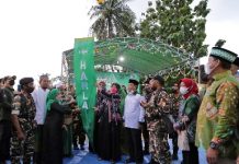 Wagub Chusnunia Buka Bazar dan Pentas Seni MWC NU di Natar