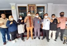 Staff Khusus Kemenhan Kanwil Lampung Ajak PWI Lampung Jaga Pertahanan Negara