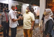 Kedatangan Ganjar Pranowo di Sambut Hangat Gubernur Lampung