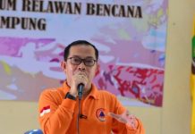 Deni Ribowo Ketuai Forum Relawan Bencana Provinsi Lampung
