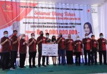 PMI Provinsi Lampung Terima Donasi Dana Kemanusiaan Sebesar 3 Milyar