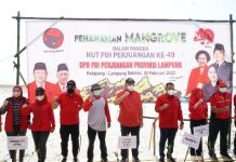 Sudin DPR RI Gelar Reses dan Pimpin PDI Perjuangan Tanam Mangrove
