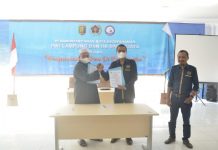 PWI Lampung dan IIB Darmajaya Tanda Tangani Nota Kesepahaman
