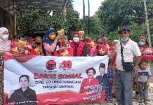 Aprilliati Srikandi PDI Perjuangan Gencar Gelar Baksos di Bandar Lampung