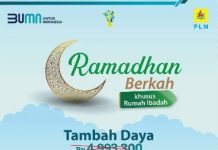 Program Ramadhan Berkah PLN, 3.834 Rumah Ibada Manfaatkan Promo Diskon Tambah Dayah