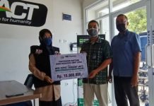 Pegadaian Syariah Raden Intan Lampung Salurkan DKU R untuk Program Ramadan ACT