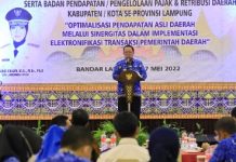 Gubernur Arinal Buka Rapat Koordinasi Badan Pendapatan Daerah bersama Perangkat Daerah Pengelola Pendapatan Provinsi Lampung