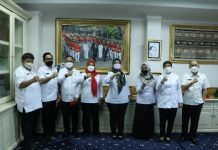 Jelang Anniversary APEKSI Ke-22 Wagub Chusnunia Menerima Audiensi Walikota Bandarlampung