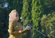 Zaidirina Pj Bupati Tubaba Pimpin Apel Perdana