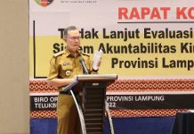 Sekdaprov Buka Rakor Evaluasi Reformasi Birokrasi dan SAKIP 2022