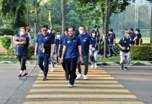 Eratkan Pertemanan KJS Xavepa Balam Gelar Jalan Sehat di Gelora Bung Karno