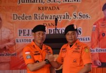 Jumaril Pamit, Deden Lanjutkan Kepemimpinan Basarnas Lampung