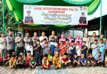 Rayakan HUT ke-76 Bhayangkara Polres Tubaba Gelar Sunat Massal