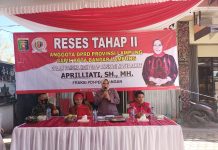 Reses Tahap II, Aprilliati Sentuh Organisasi Pemuda Batak Bersatu