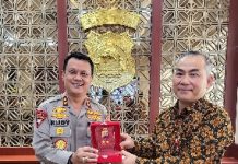 Sinergi Pengamanan Obvitnas, GM PHE OSES Silahturahim ke Polda Lampung