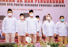 Gerindra Lampung Nyatakan Siap Sambut Tahap Verifikasi KPU