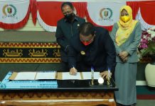 Nota Kesepakatan Perubahan KUA-PPAS 2022 Provinsi Lampung Ditandatangani