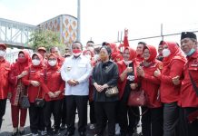 Kedatangan Puan Maharani Disambut Gubernur Lampung