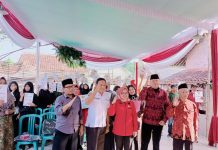 Kostiana Ajak Generasi Muda Pahami Ideologi Pancasila Juga Bagikan Bendera Sambut HUT RI ke-77