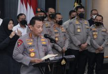 Kapolri Umumkan 6 Tersangka Tragedi Kanjuruhan