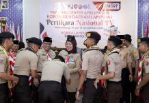 Ketua Kwarda Pramuka Lepas Kontingen Pramuka Lampung