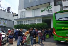 Kontingen PWI Lampung Tiba di Malang