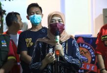 Wagub Chusnunia Lepas Relawan Lampung untuk Gempa Cianjur