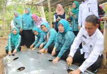 Kunjungan Kerja di Kabupaten Way Kanan, TP PKK Provinsi Lampung Disambut Wakil Bupati