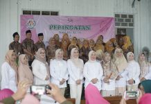 Istri Ketua DPD Gerindra Lampung Ikut Meriahkan Perayaan Hari Ibu