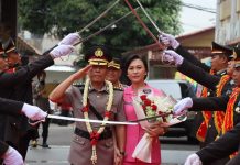 Kapolresta Bandar Lampung Pimpin Upacara Penyerahan Jabatan Waka Polresta Bandar Lampung