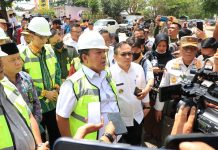 Gubernur Lampung Resmikan Pembangunan Jalan dan Pedestarian Ryacudu