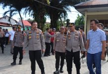 Wakapolda Lampung Lakukan Peninjauan Lokasi Mako Sementara Polres Pesisir Barat