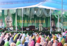 Haul K.H. Maksum dan K.H. Abdul Chalim Maftuhin Berlangsung Khidmat